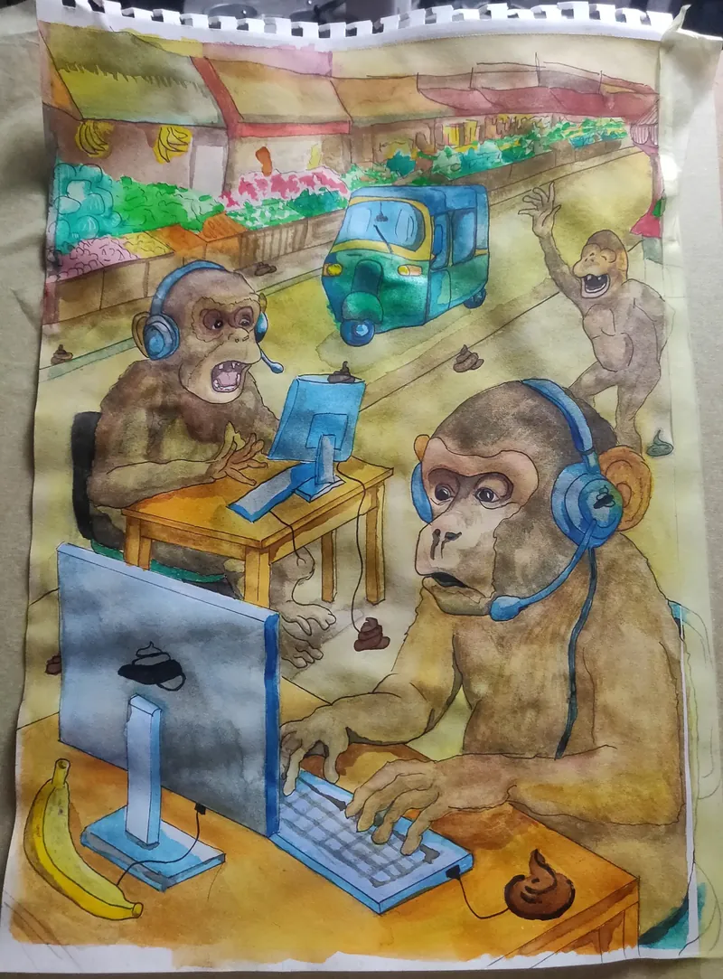 IT Support how can I help you. Przeczytałeś to z hinduskim akcentem prawda?